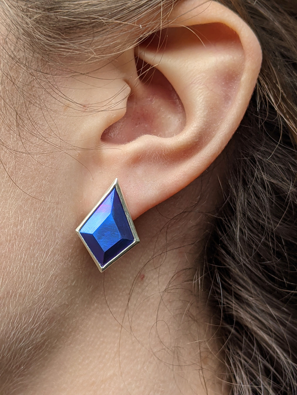 Blue Crystal Earrings