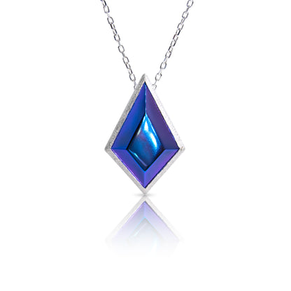 Blue Crystal Necklace - Polished
