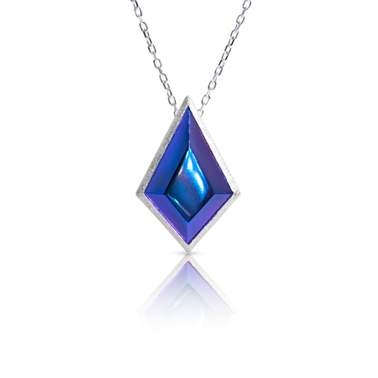 Blue Crystal Necklace - Polished