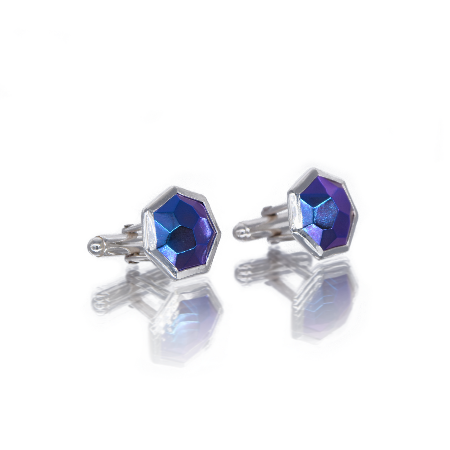 Blue Crystal Cufflinks