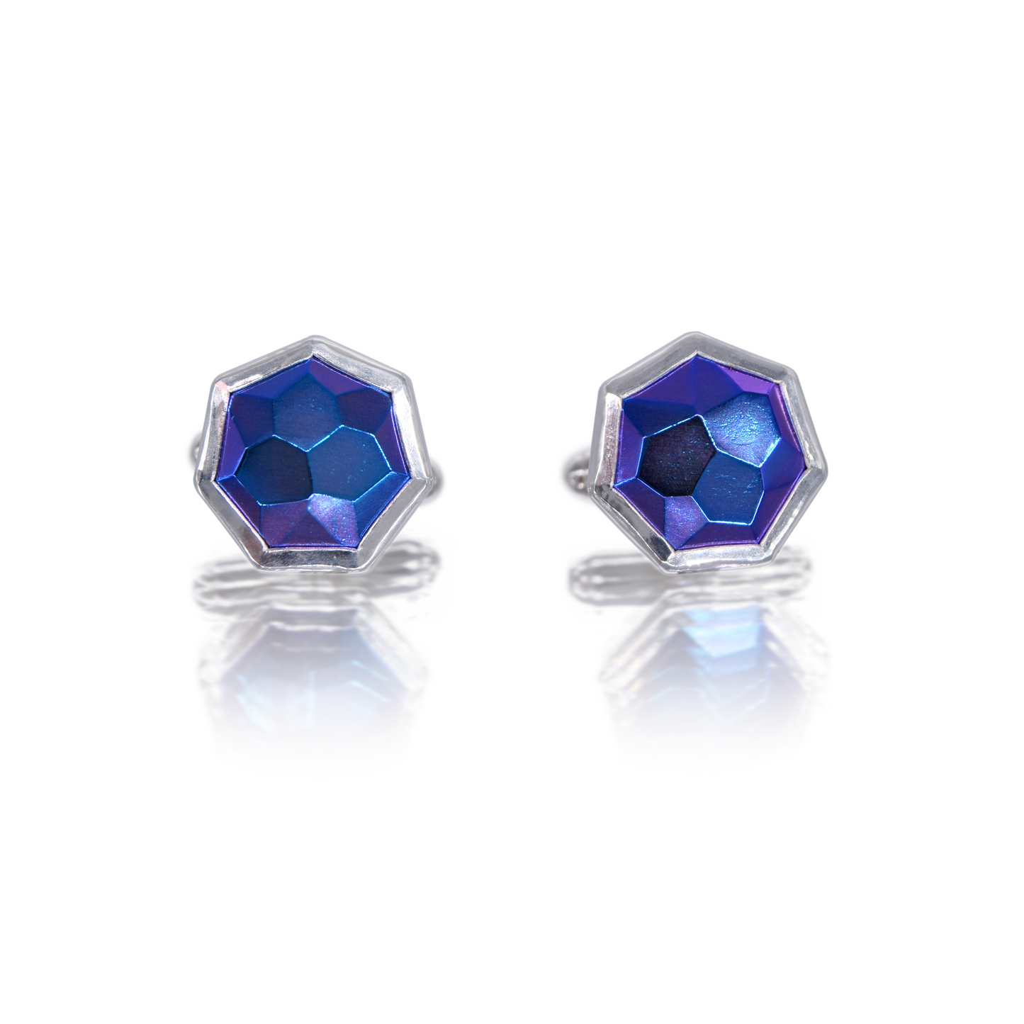 Blue Crystal Cufflinks