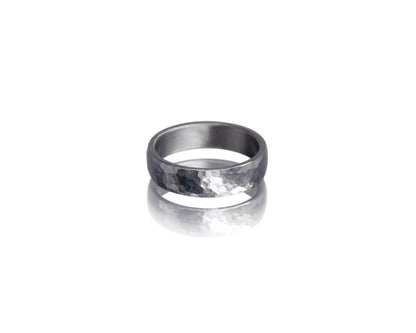 Hammered Niobium Ring