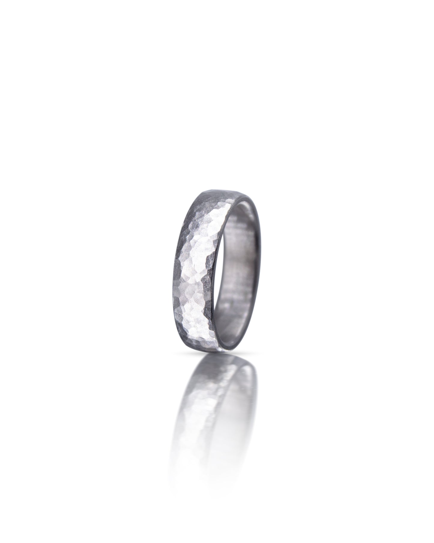 Hammered Niobium Ring