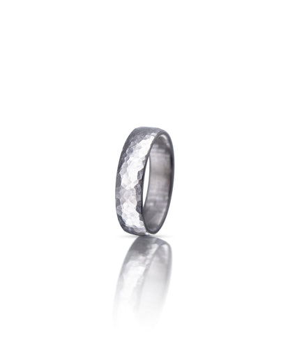 Hammered Niobium Ring