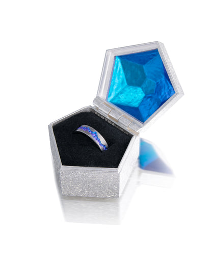 Crystal Vein Niobium Ring