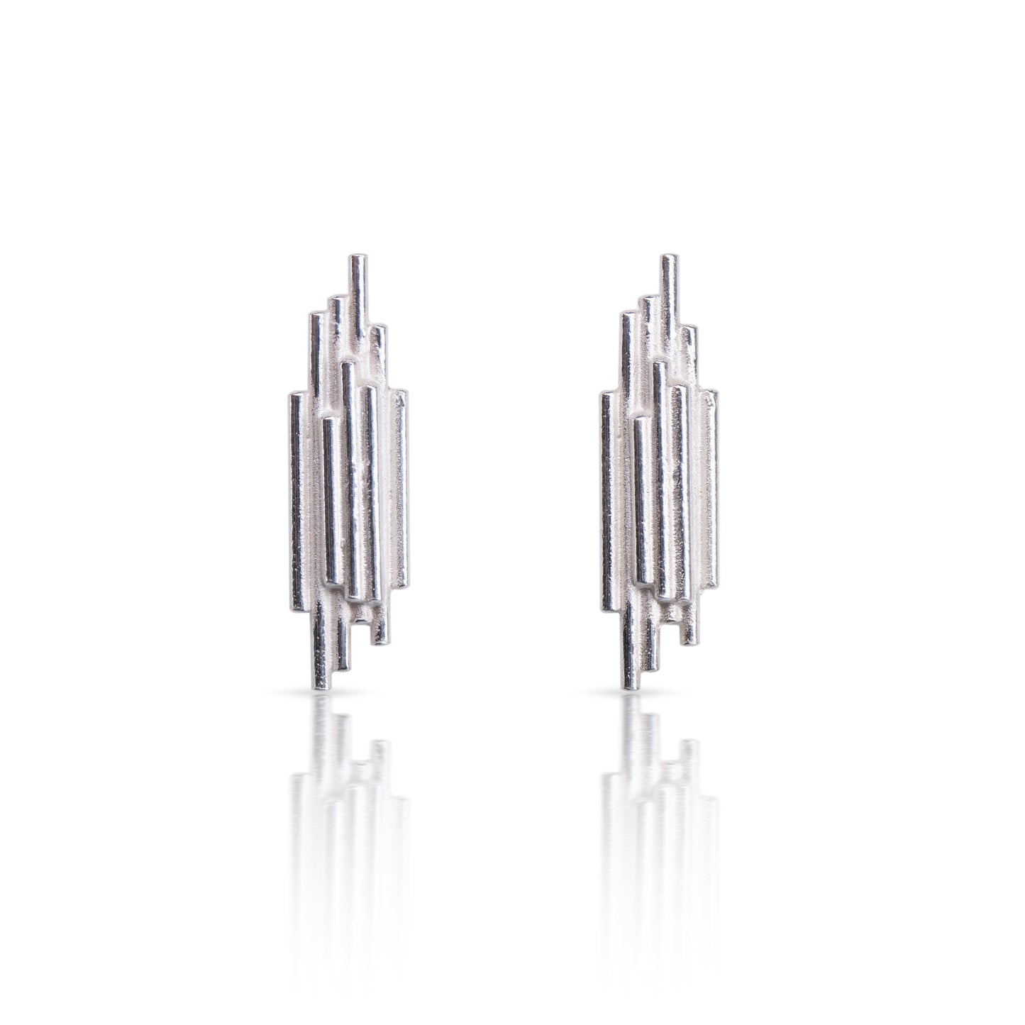 Silver 'Rutile' Earrings