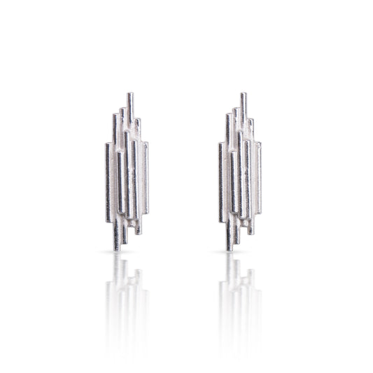 Silver 'Rutile' Earrings