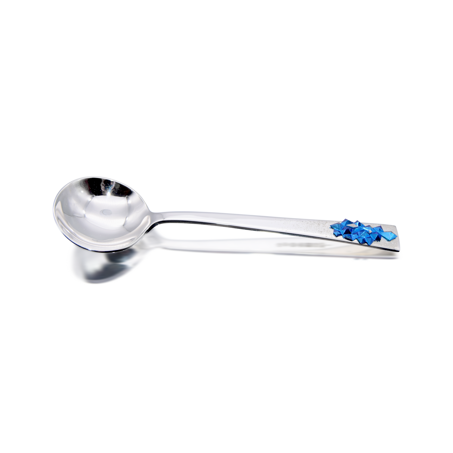 Small Silver and Niobium Soup Spoon