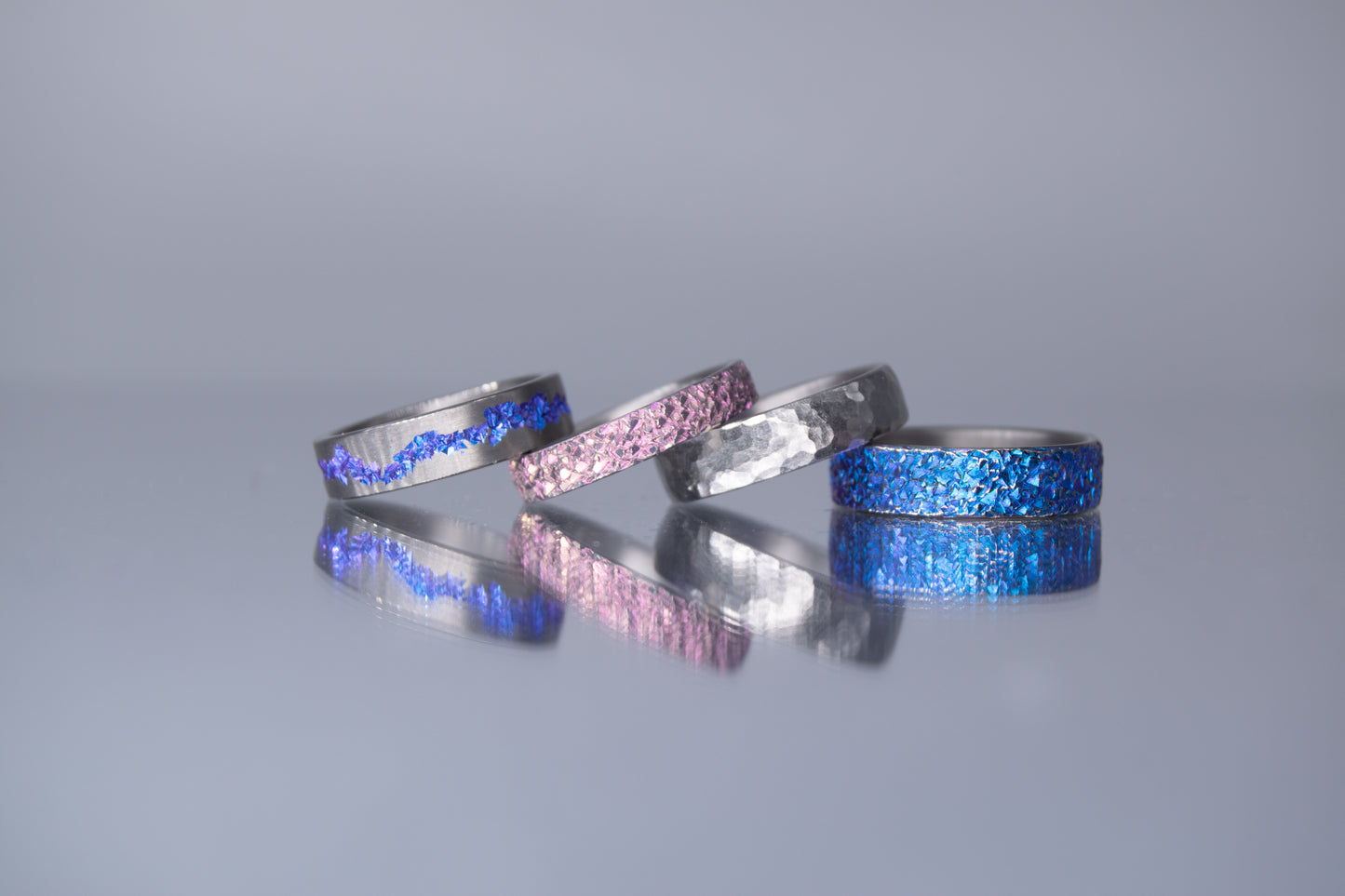 Crystal Vein Niobium Ring