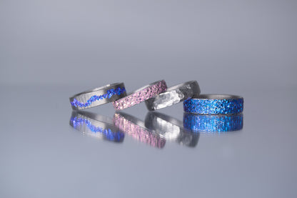 Crystal Vein Niobium Ring