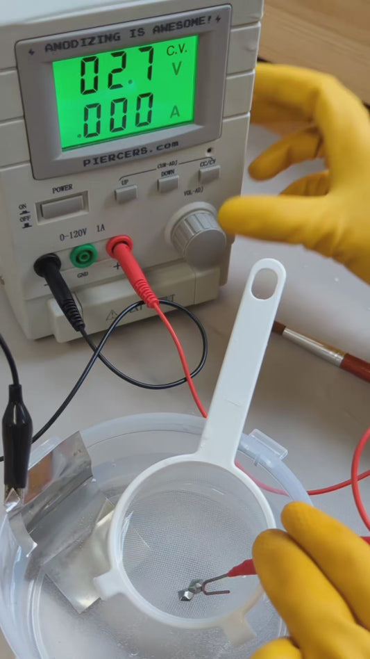 Purple Niobium Garnet-inspired Earrings