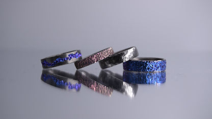 Crystal Vein Niobium Ring